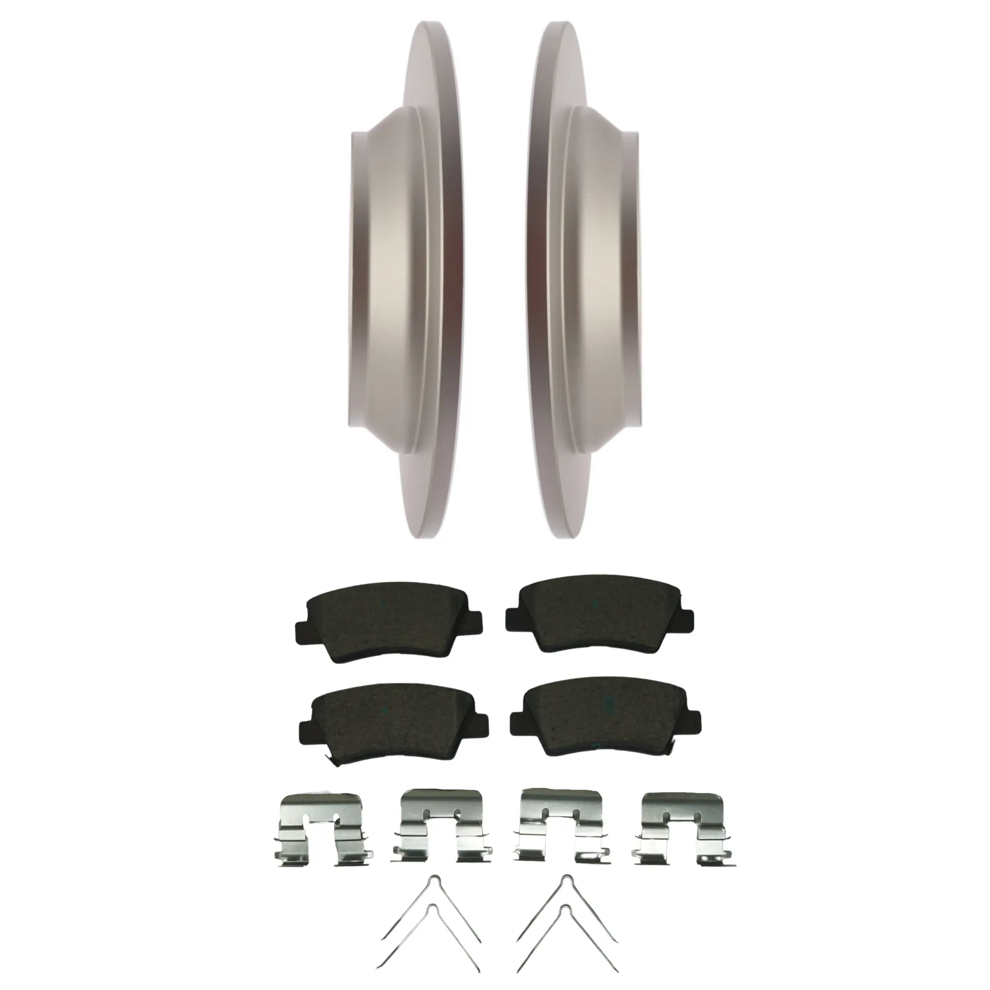 Coated Brake Rotor & Ceramic Pad Kit - image principale du produit