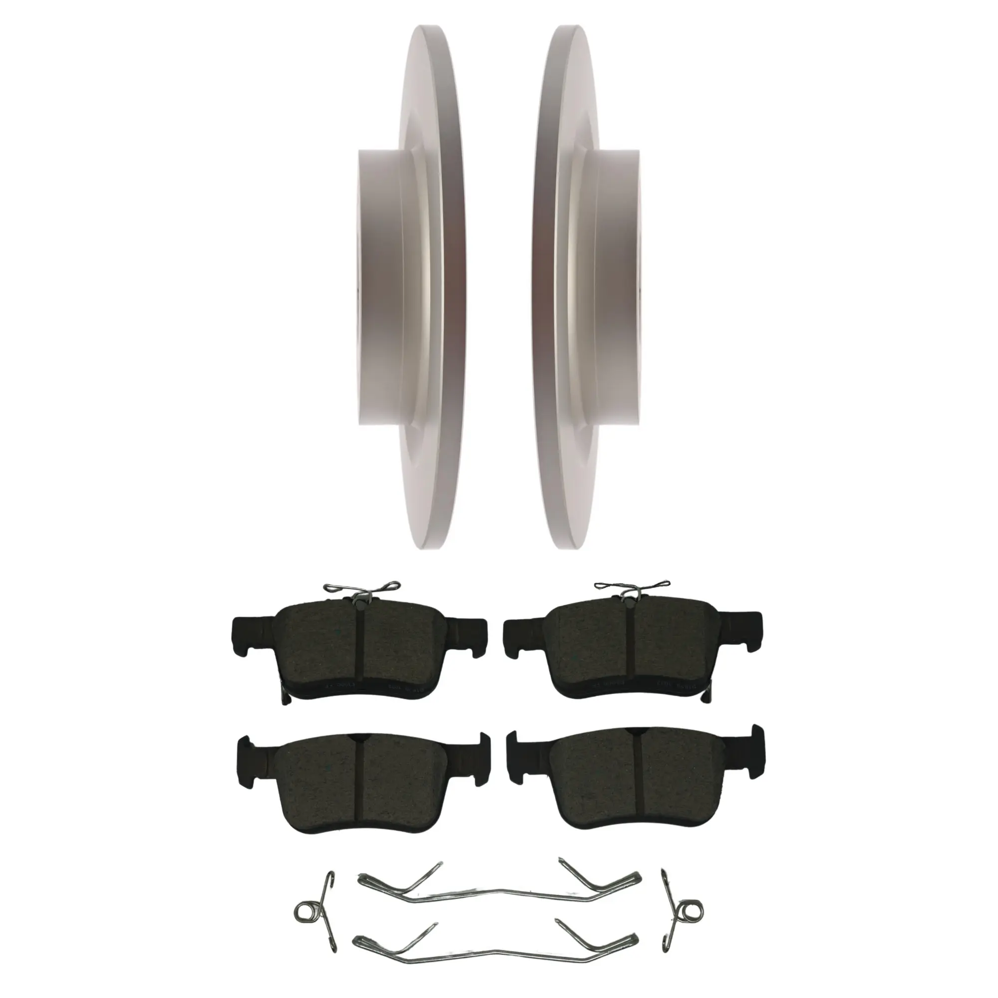 Coated Brake Rotor & Ceramic Pad Kit - main product image