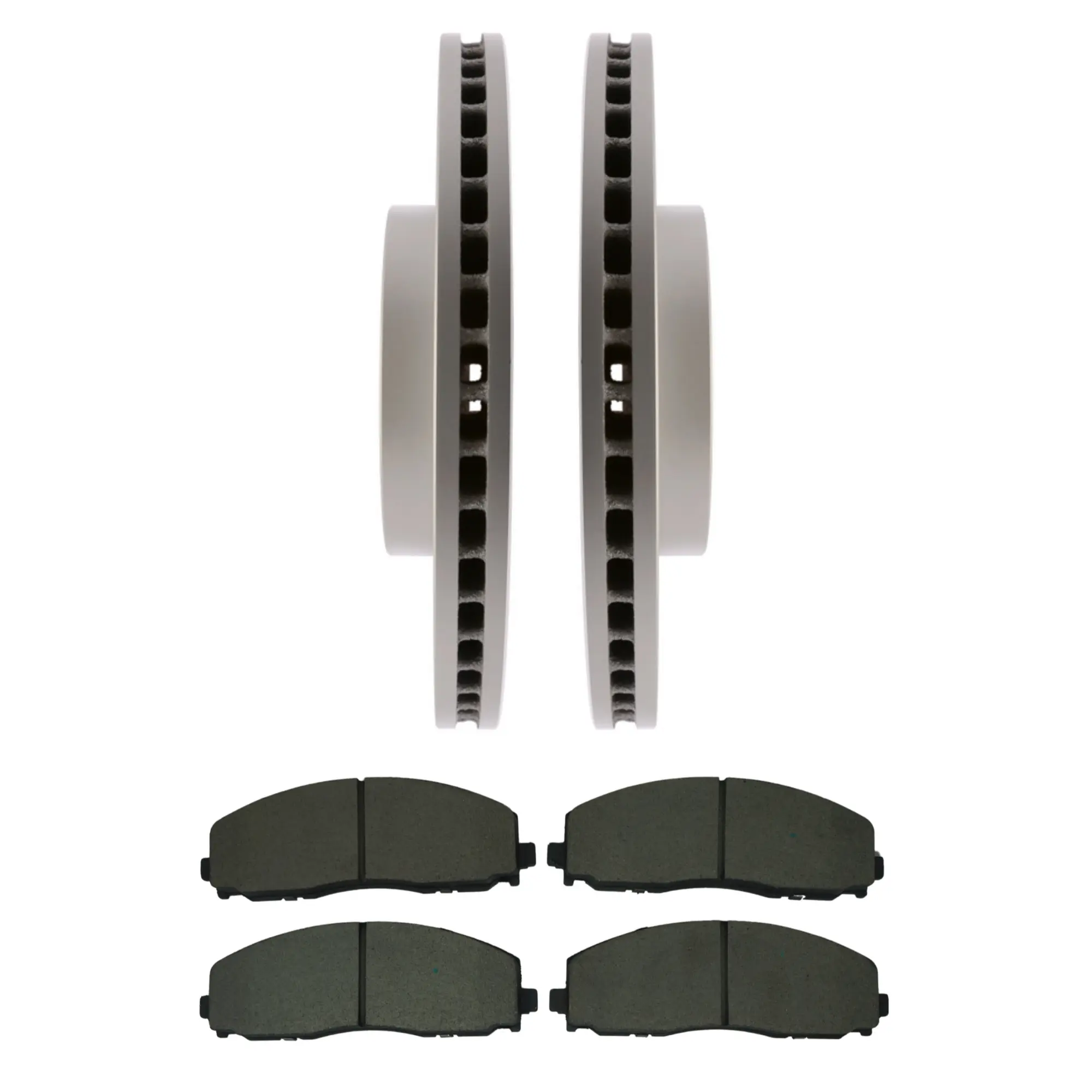 Coated Brake Rotor & Ceramic Pad Kit - image principale du produit