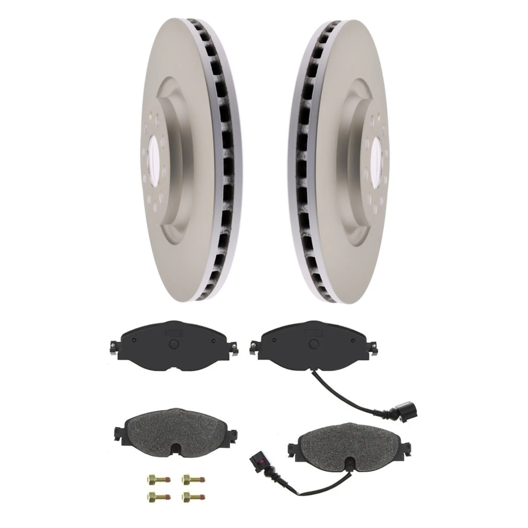 Coated Brake Rotor & Ceramic Pad Kit - image principale du produit