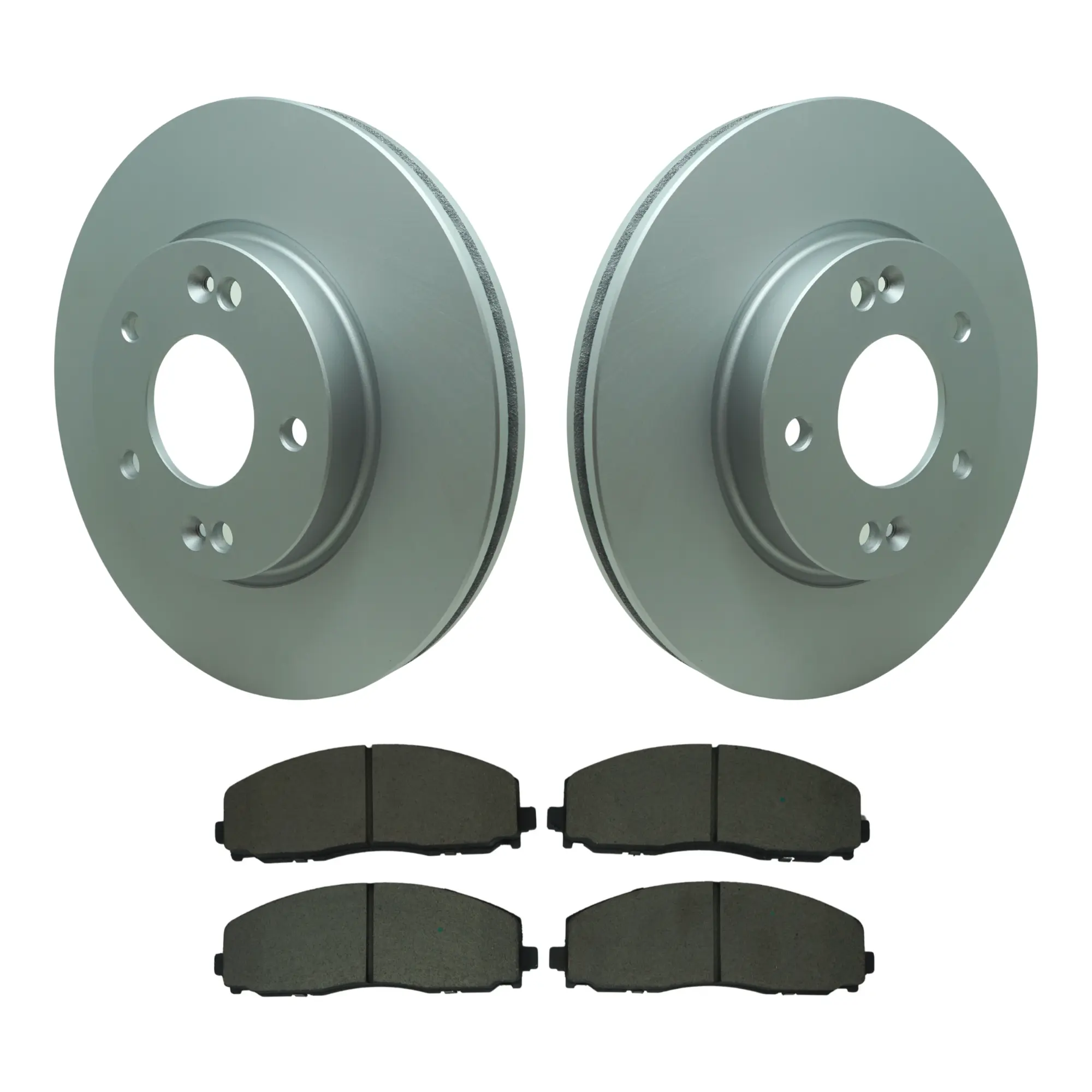 Coated Brake Rotor & Ceramic Pad Kit - image principale du produit