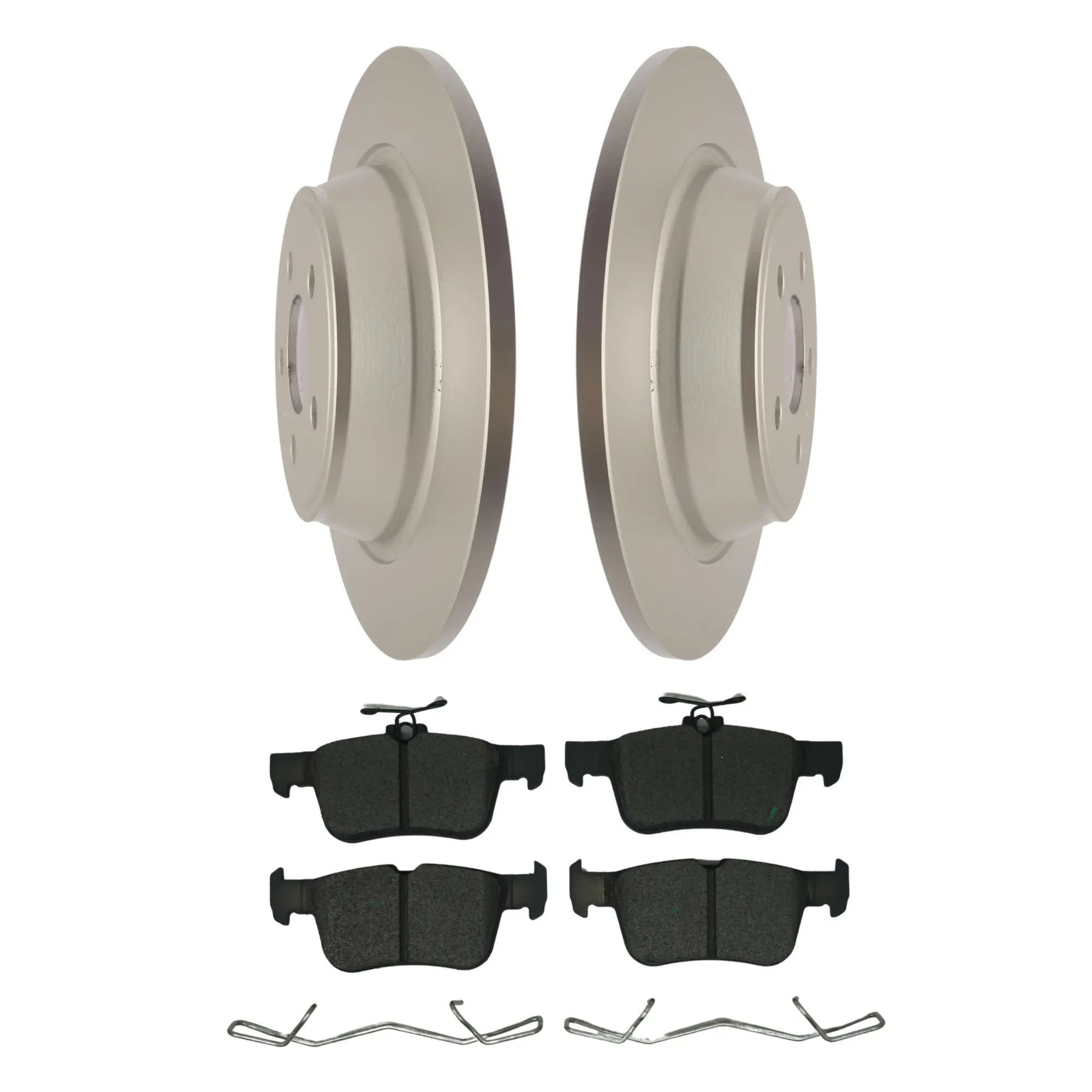 Coated Brake Rotor & Ceramic Pad Kit - image principale du produit
