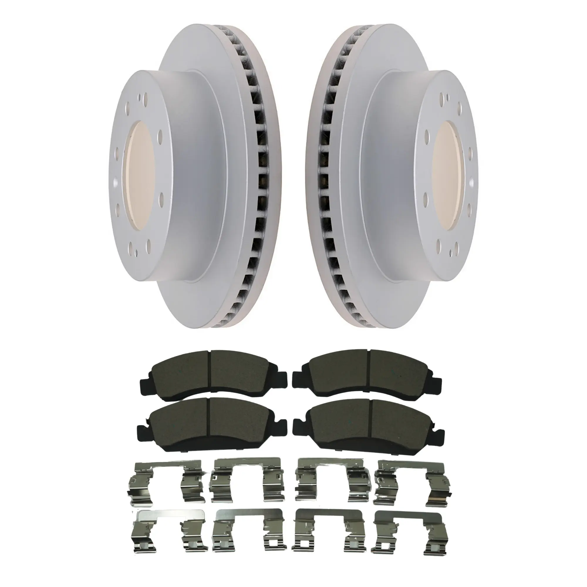 Coated Brake Rotor & Ceramic Pad Kit - image principale du produit