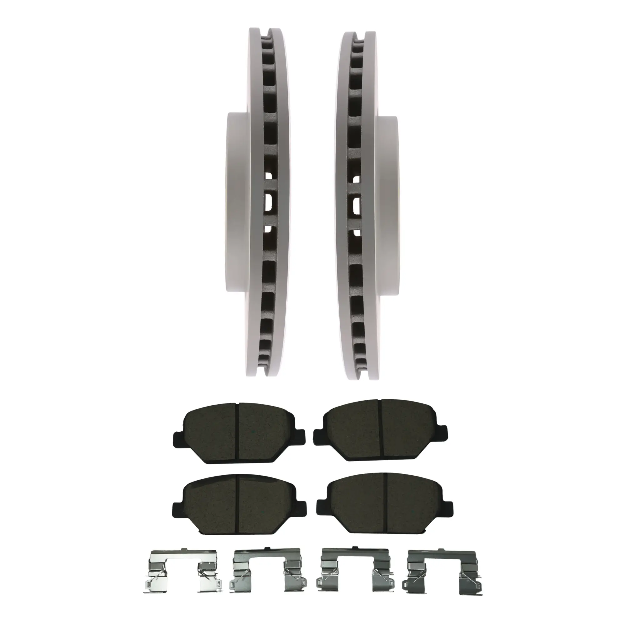 Coated Brake Rotor & Ceramic Pad Kit - image principale du produit