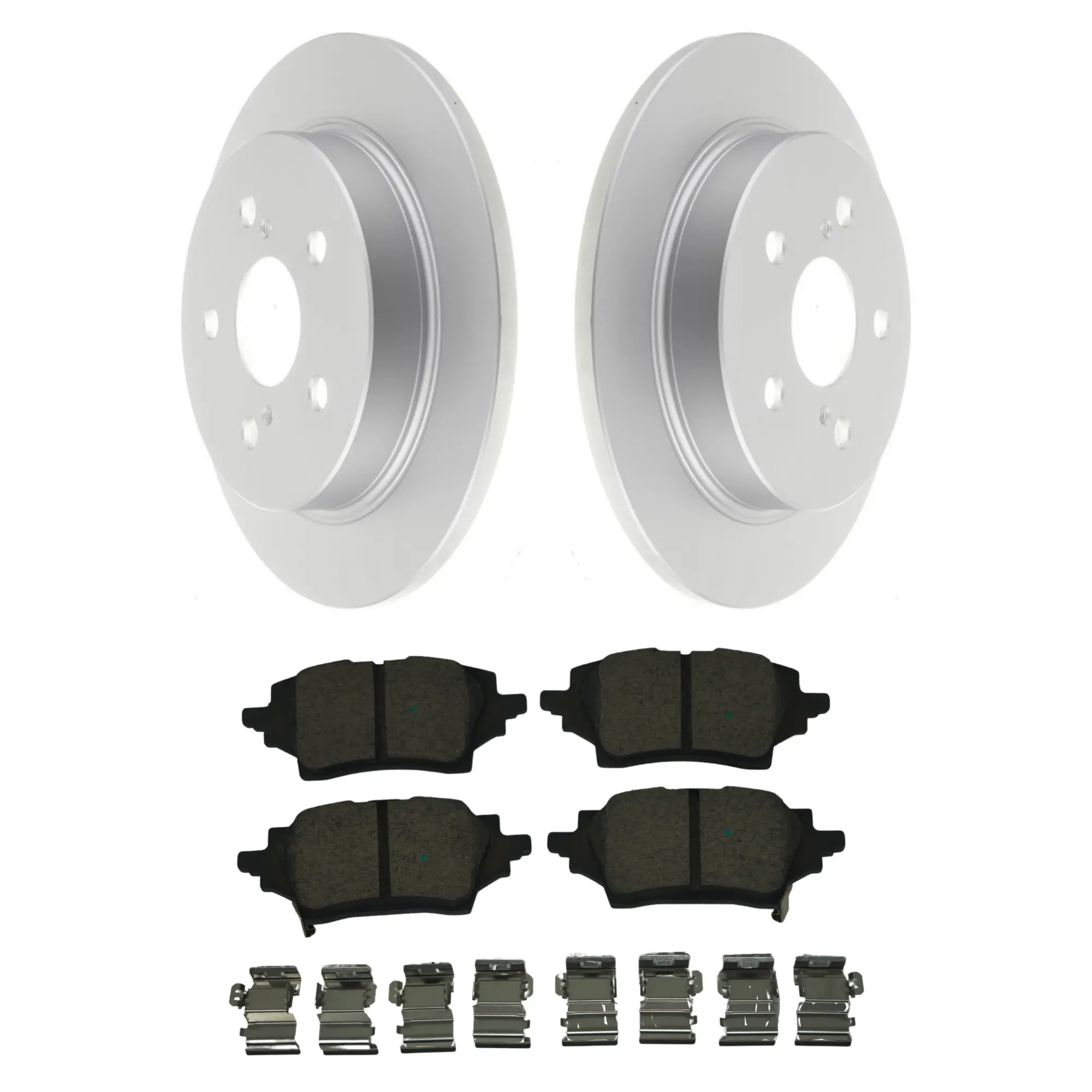 Coated Brake Rotor & Ceramic Pad Kit - image principale du produit