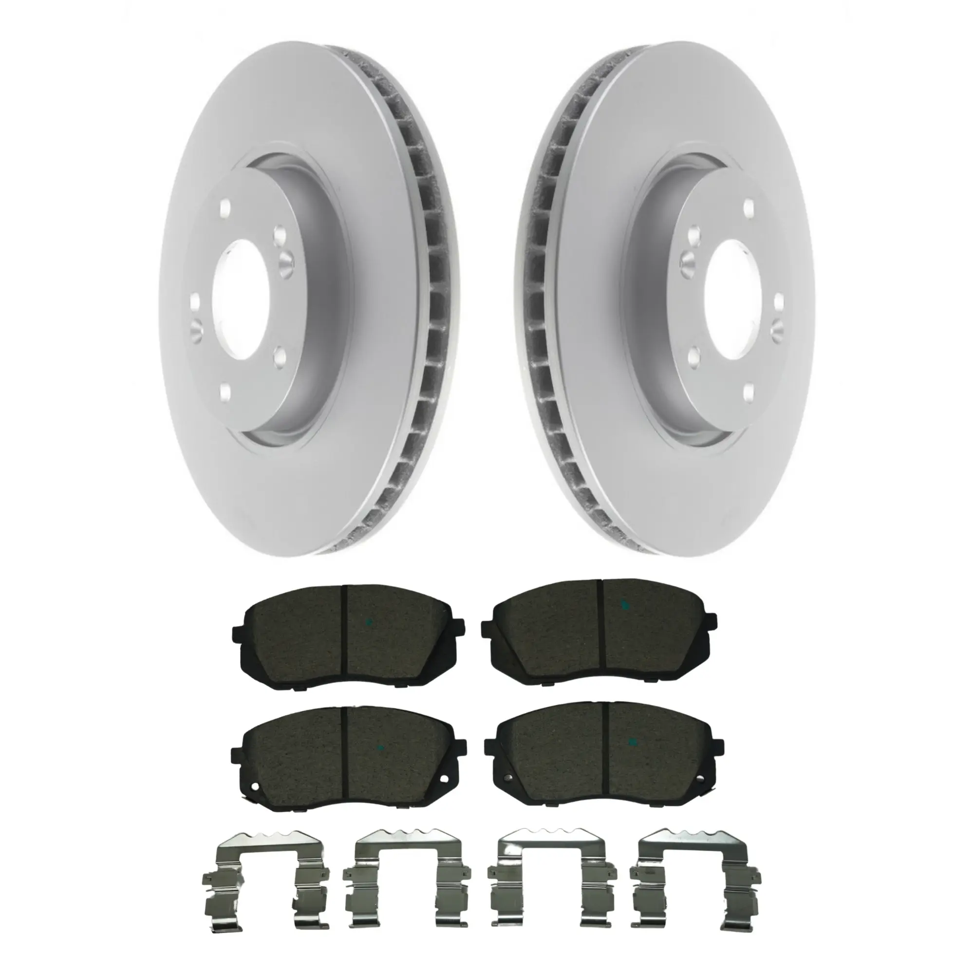 Coated Brake Rotor & Ceramic Pad Kit - image principale du produit