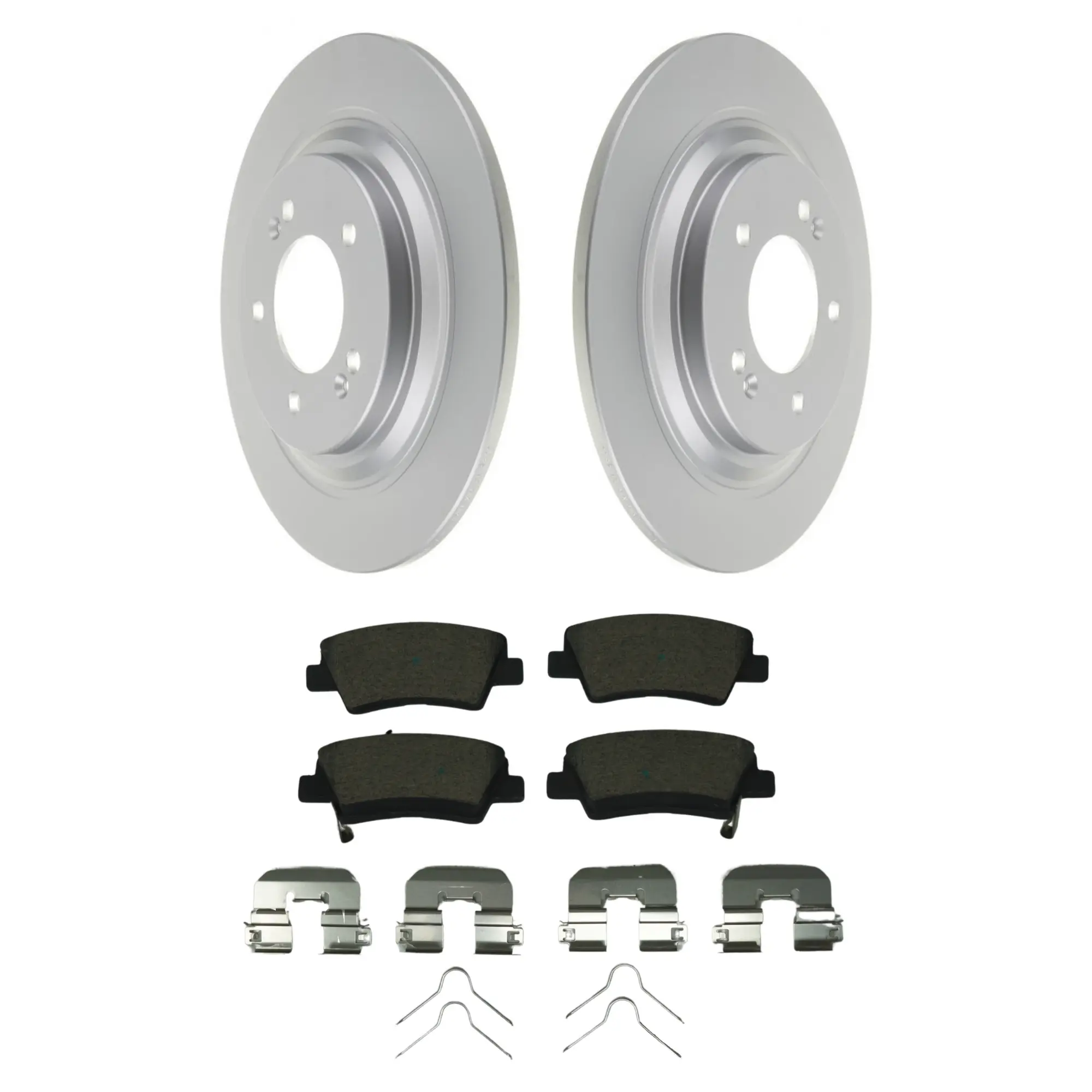 Coated Brake Rotor & Ceramic Pad Kit - image principale du produit