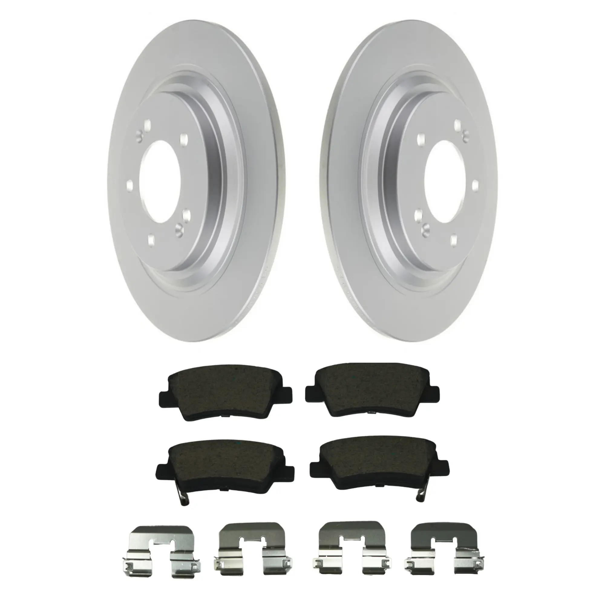 Coated Brake Rotor & Ceramic Pad Kit - image principale du produit