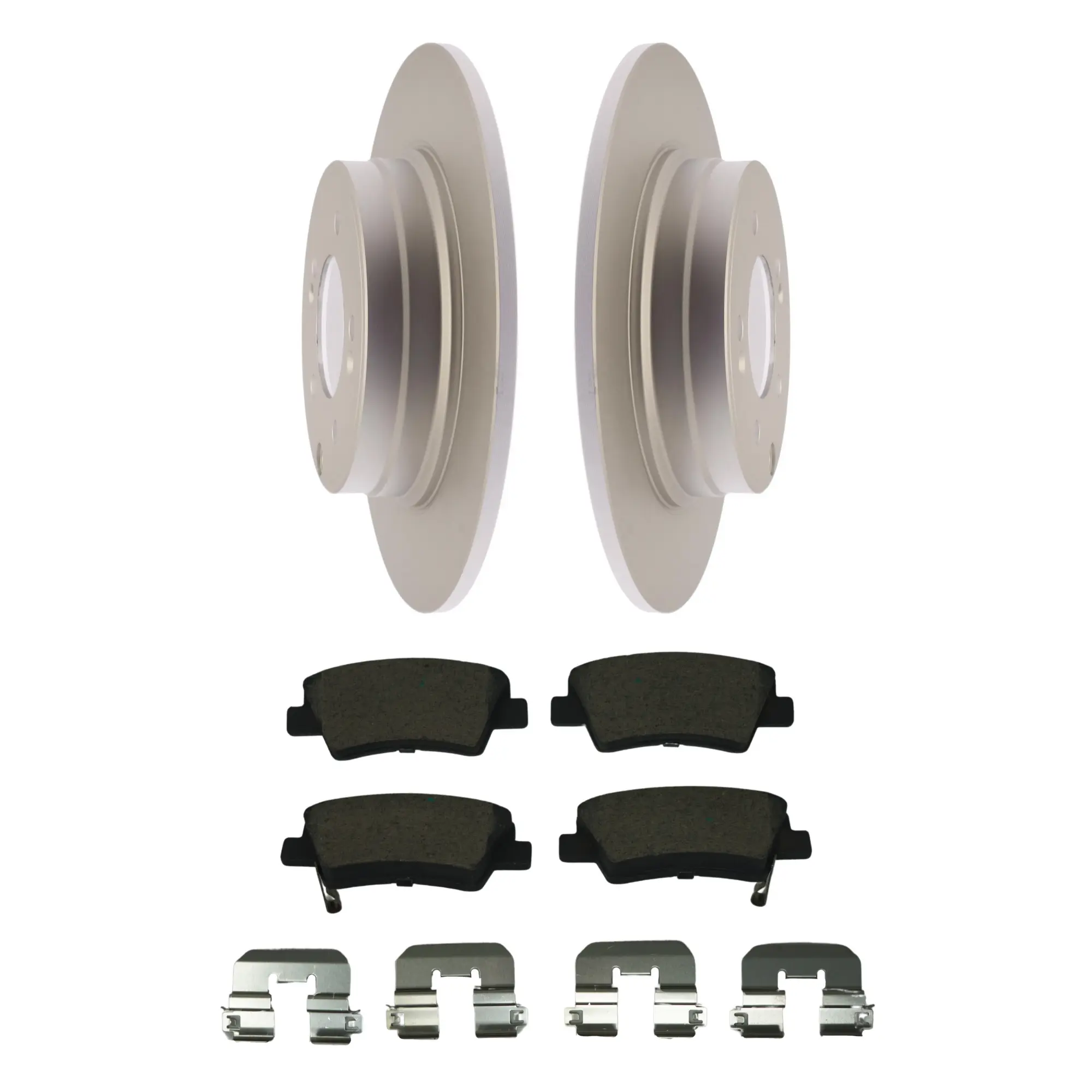 Coated Brake Rotor & Ceramic Pad Kit - image principale du produit