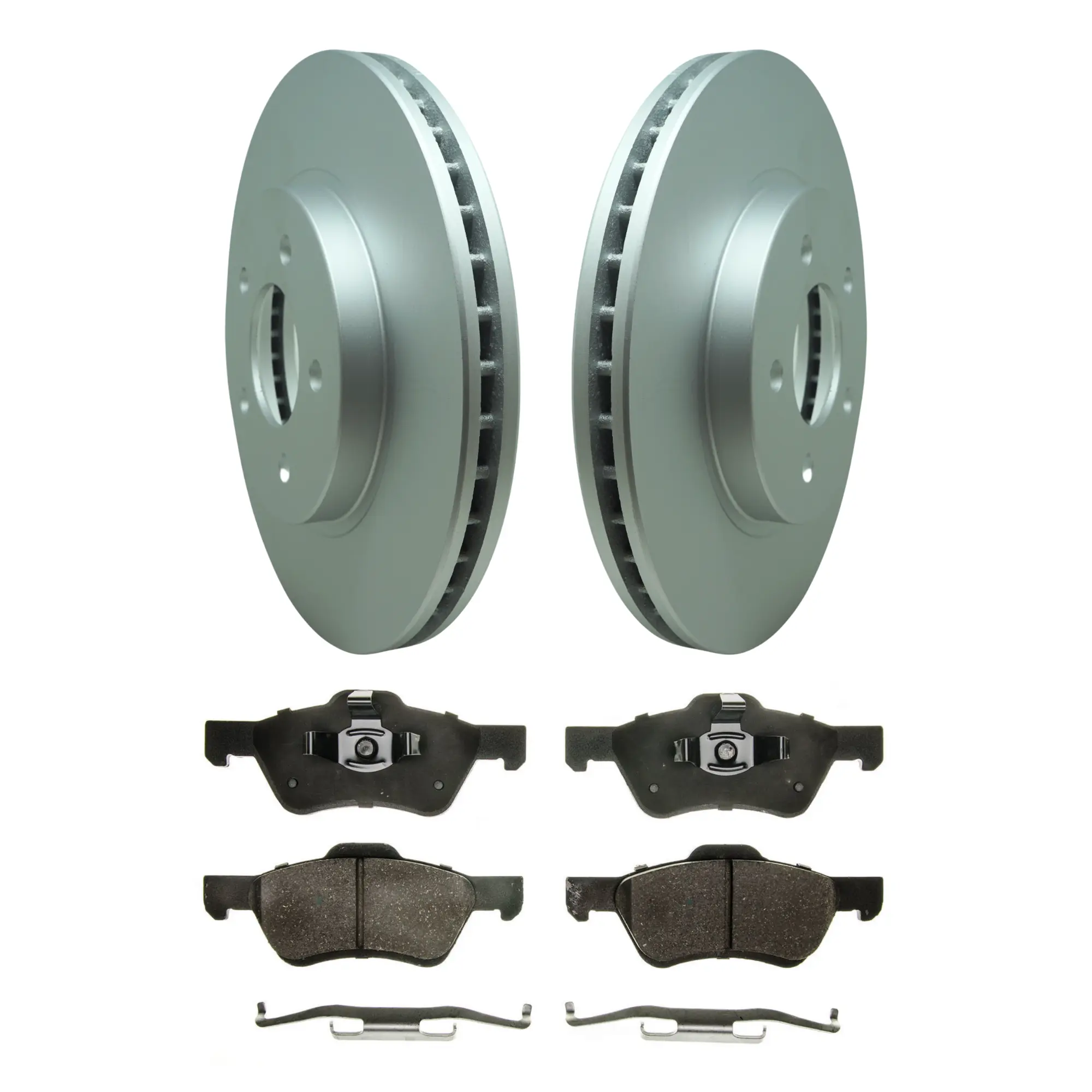 Coated Brake Rotor & Ceramic Pad Kit - image principale du produit