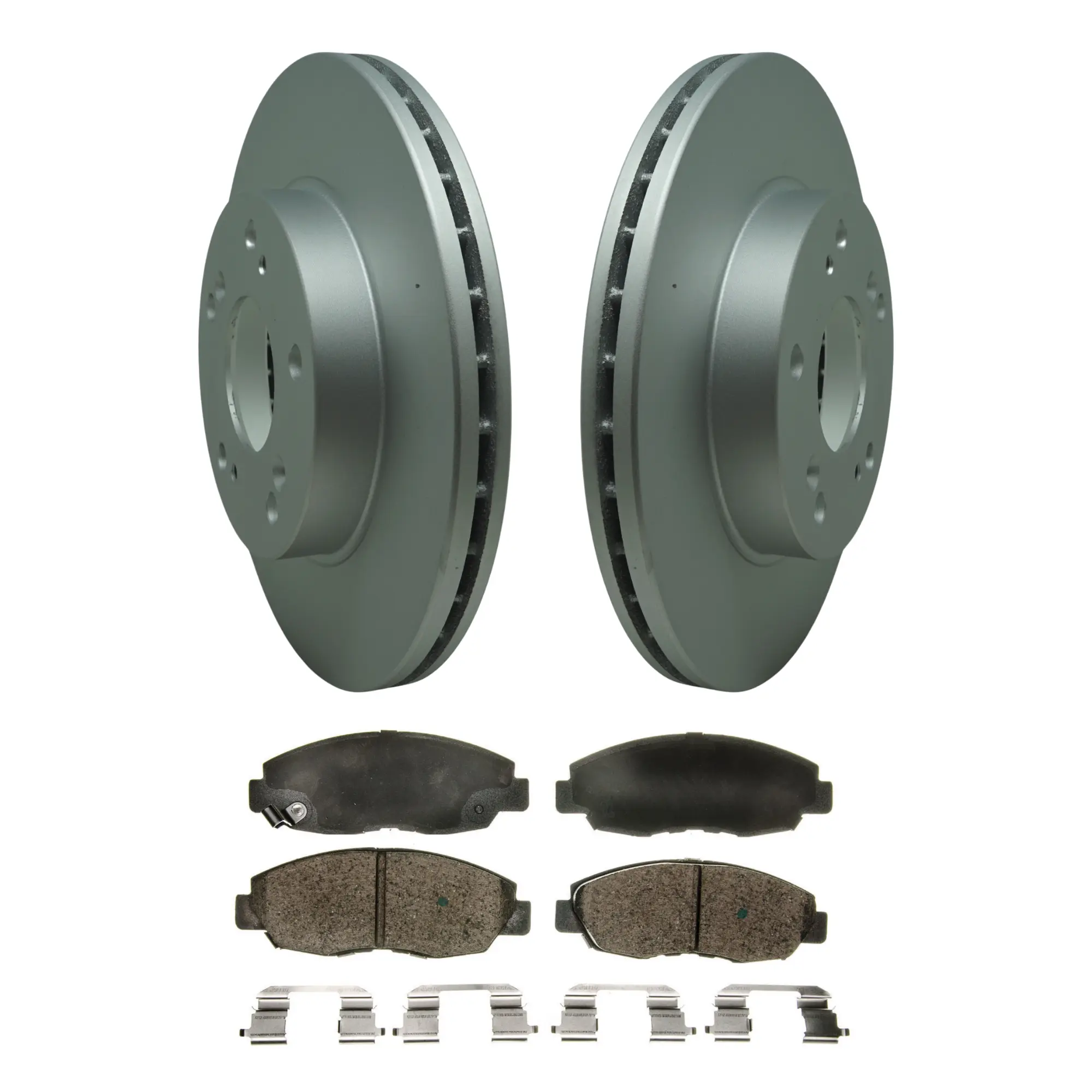 Coated Brake Rotor & Ceramic Pad Kit - image principale du produit
