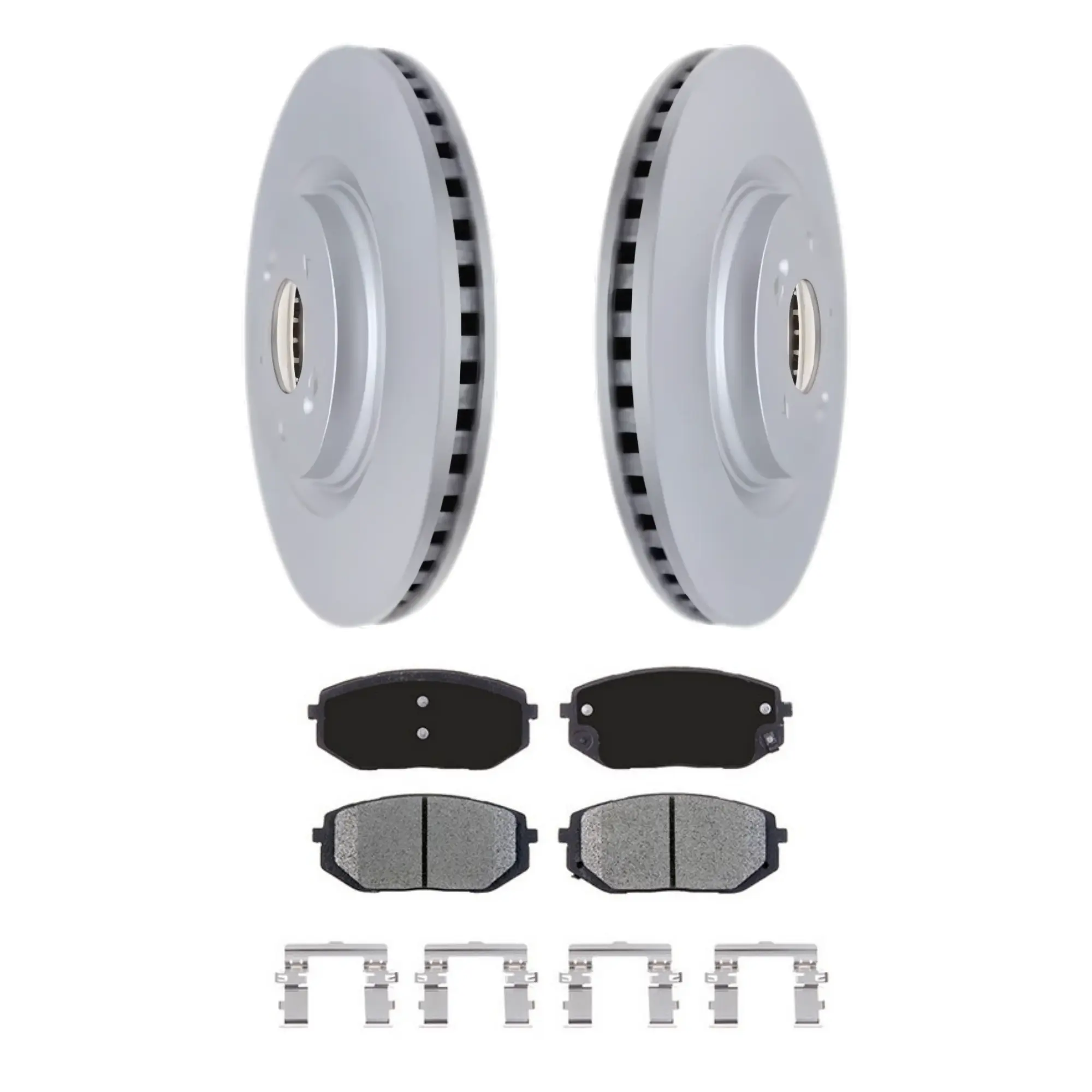 Coated Brake Rotor & Ceramic Pad Kit - image principale du produit