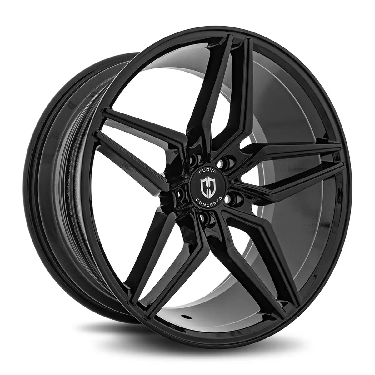 Curva Concepts C25 18X8.5 5X114.3 ET 35mm Gloss Black