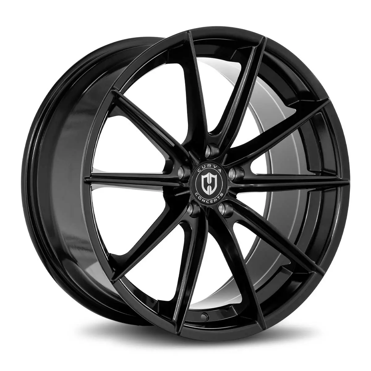 Curva Concepts CFF46 19X9 5X112 ET 28mm Gloss Black