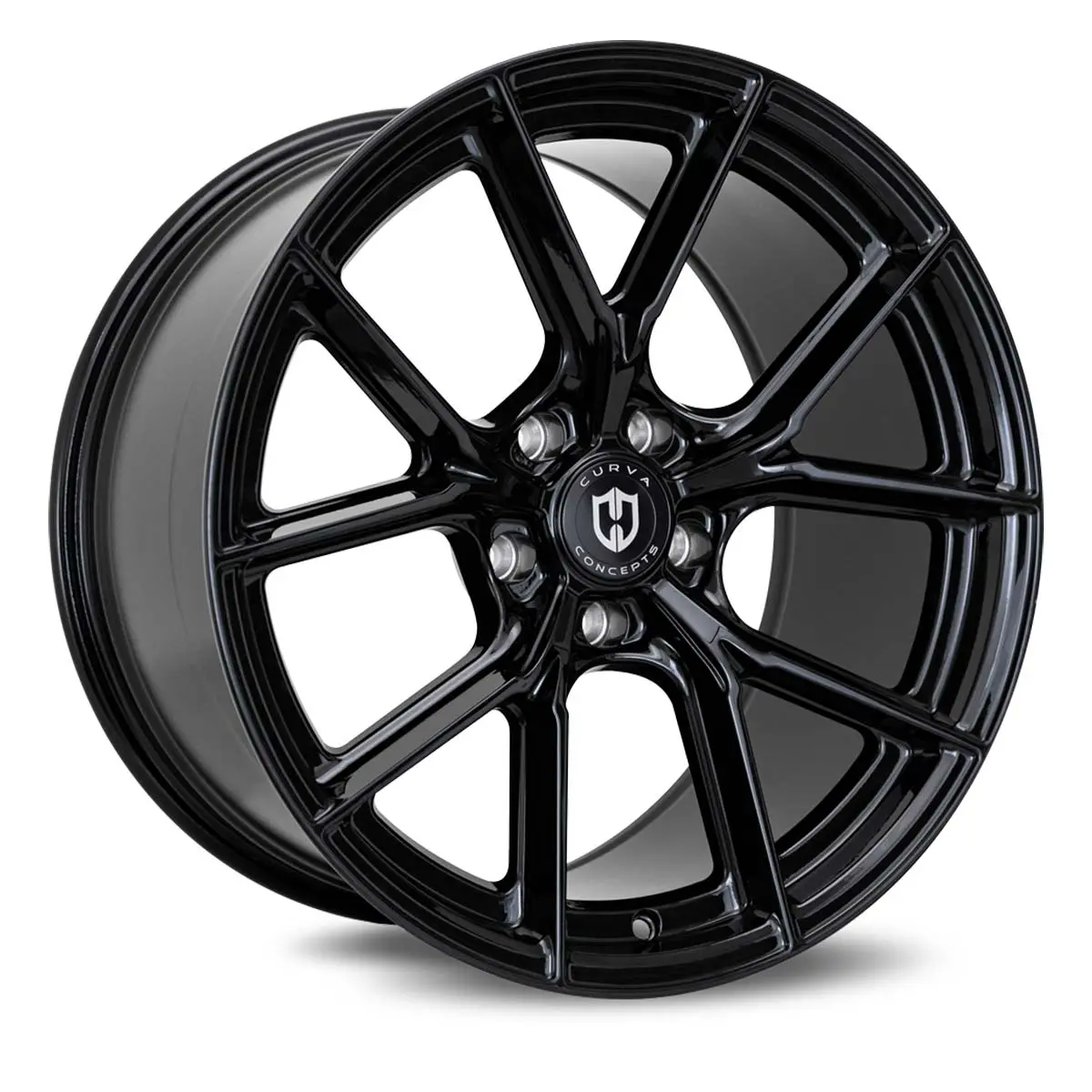 Curva Concepts CFF70 19X9 5X112 ET 28mm Gloss Black