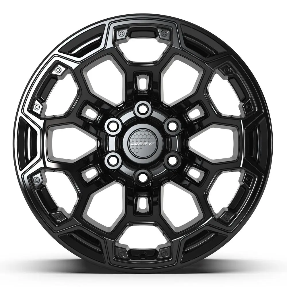Defiant DF03 18X9 6X139.7 ET -12mm Gloss Black thumbnail 2