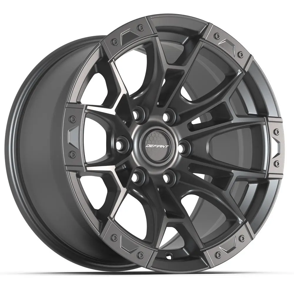 Defiant DF04 17X9 6X135 ET 12mm Dark Satin Charcoal