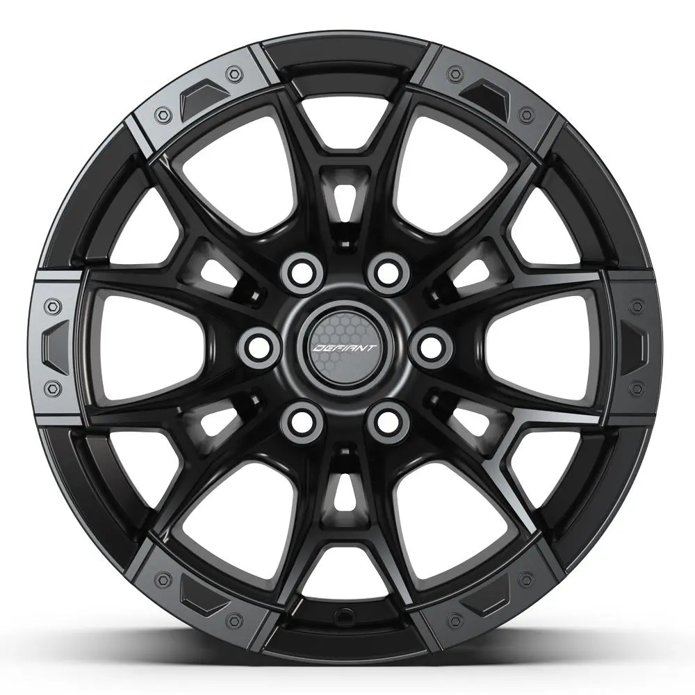 Defiant DF04 17X9 6X135 ET 12mm Satin Black thumbnail 2