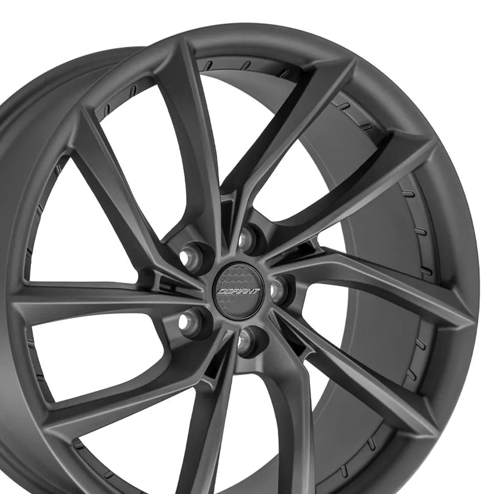 Defiant DF06 20X9 5X114.3 ET 35mm Dark Satin Charcoal miniature 3
