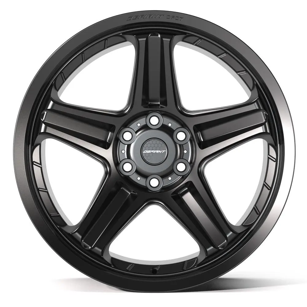 Defiant DF07 20X9.5 5X115 ET 15mm Satin Black thumbnail 2