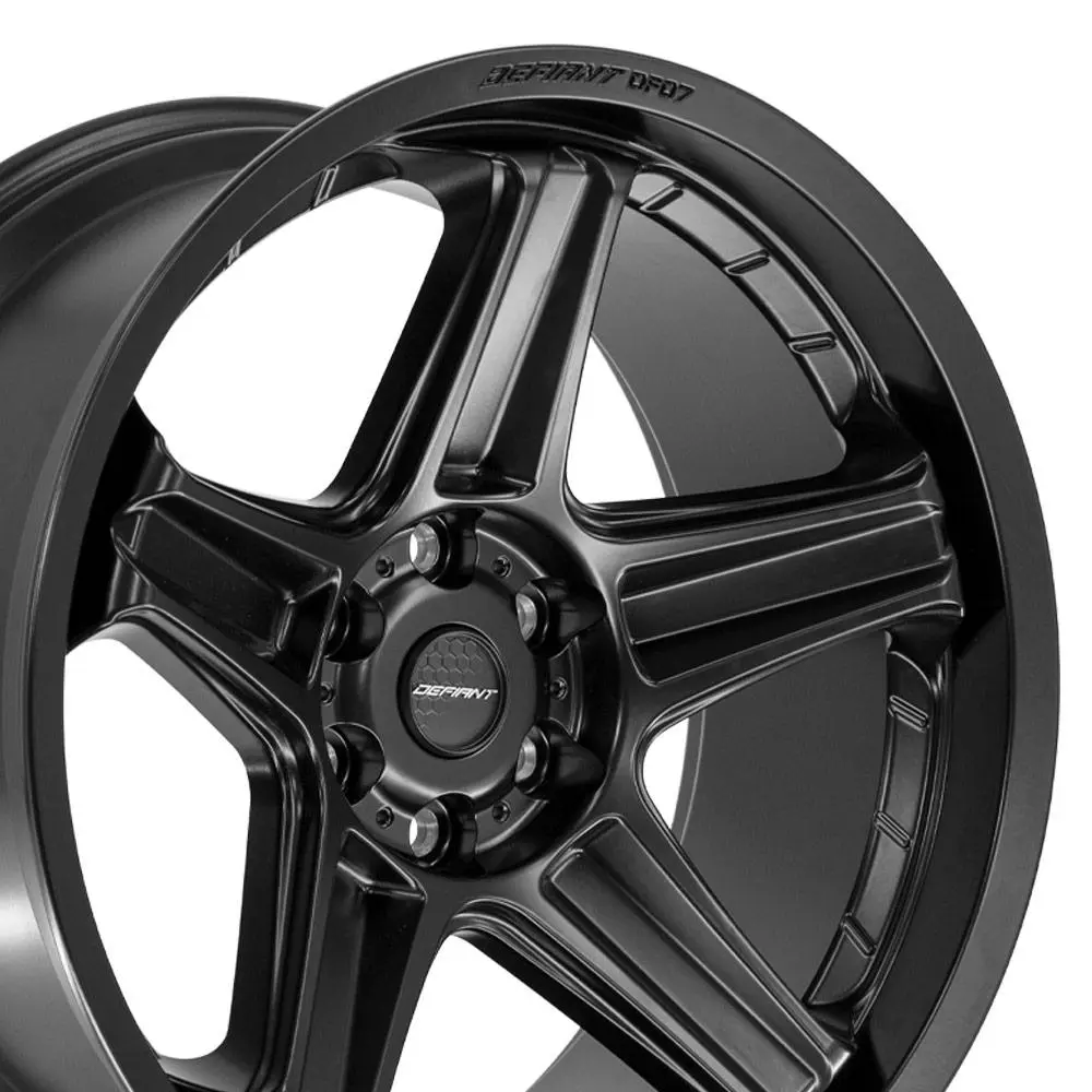 Defiant DF07 20X9.5 5X115 ET 15mm Satin Black thumbnail 3