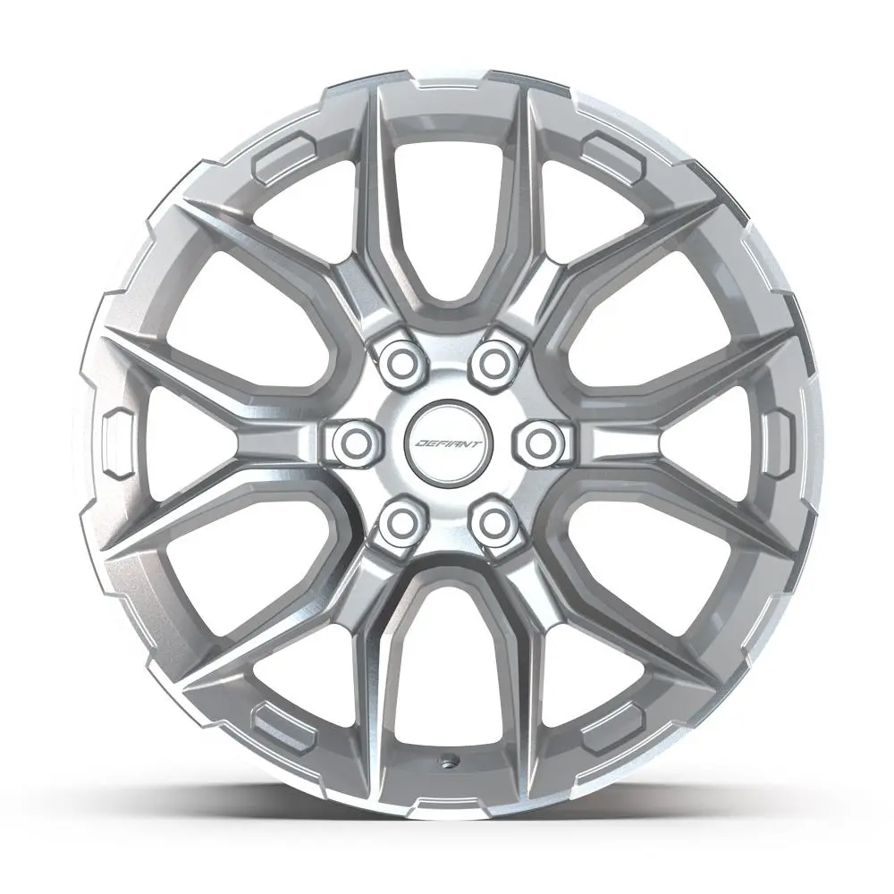 Defiant DF18 20X9 6X139.7 ET 18mm Gloss Silver Machined thumbnail 2