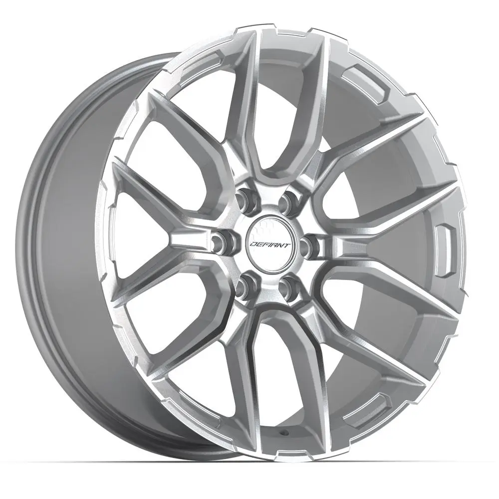 Defiant DF18 20X9 6X139.7 ET 18mm Gloss Silver Machined