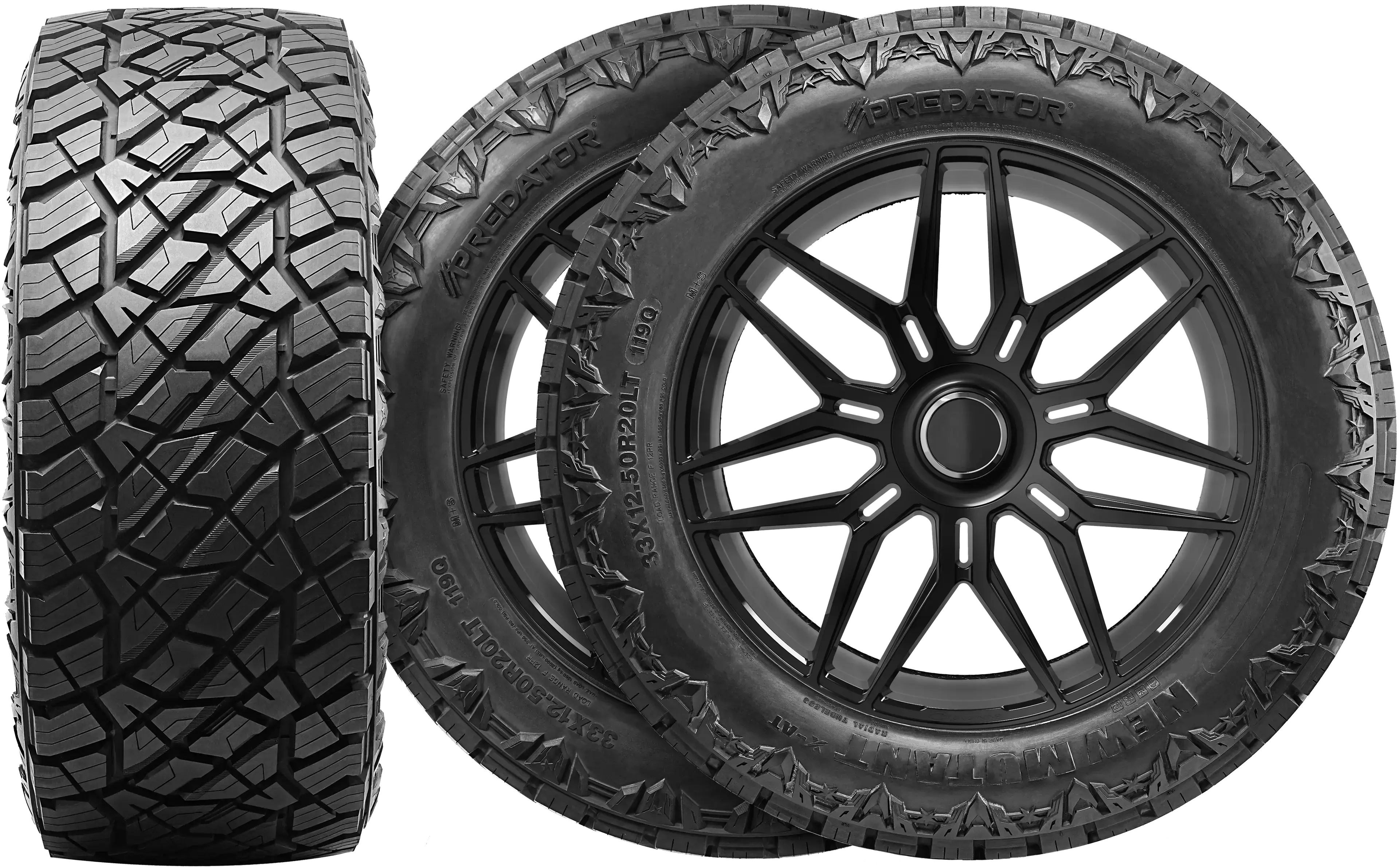 35X12.50R17LT Predator Tire New Mutant X-AT 121R thumbnail 2