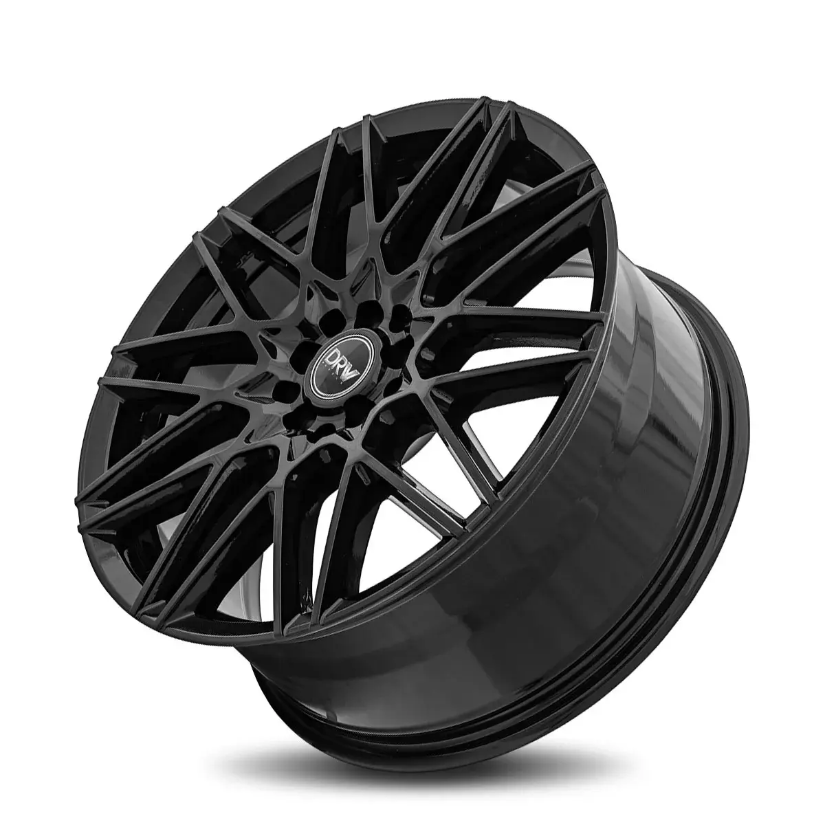 DRW D17 17X7 4X108 / 4X114.3 ET 40mm Gloss Black thumbnail 3