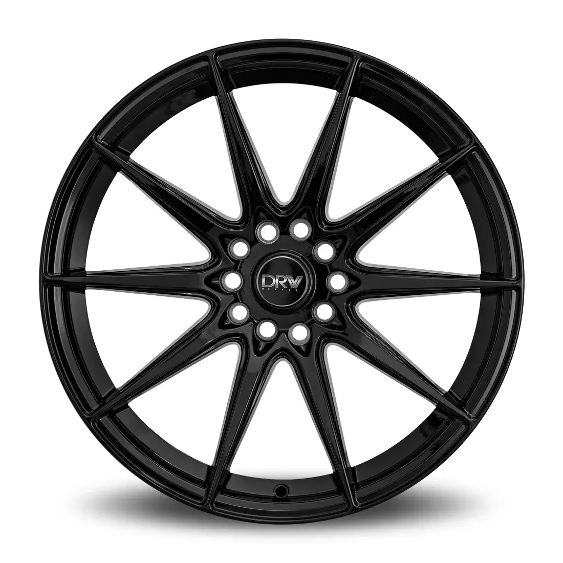 DRW D19 18X8 5X100 / 5X114.3 ET 38mm Gloss Black thumbnail 2