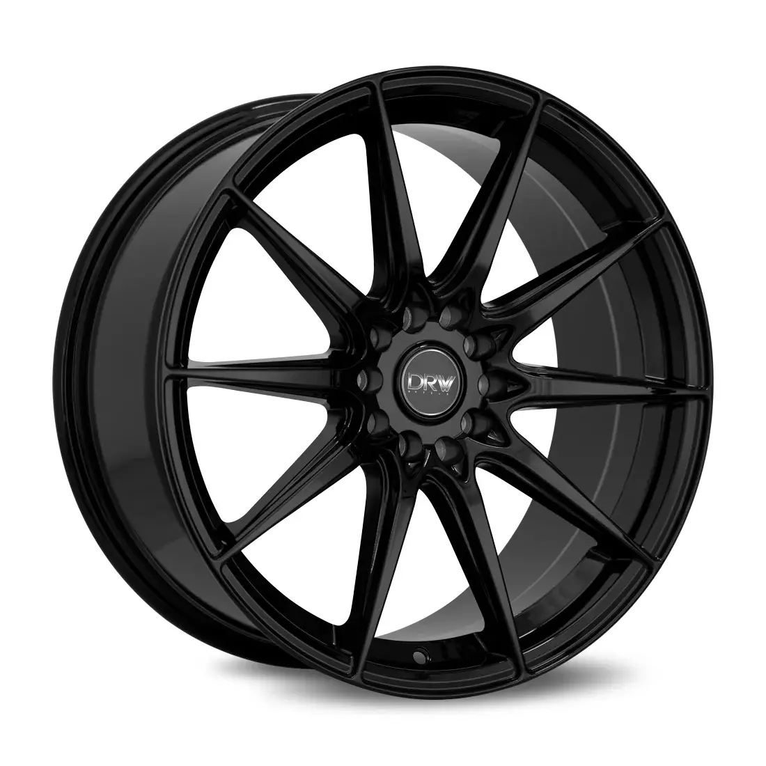 DRW D19 17X7.5 5X100 / 5X114.3 ET 38mm Gloss Black