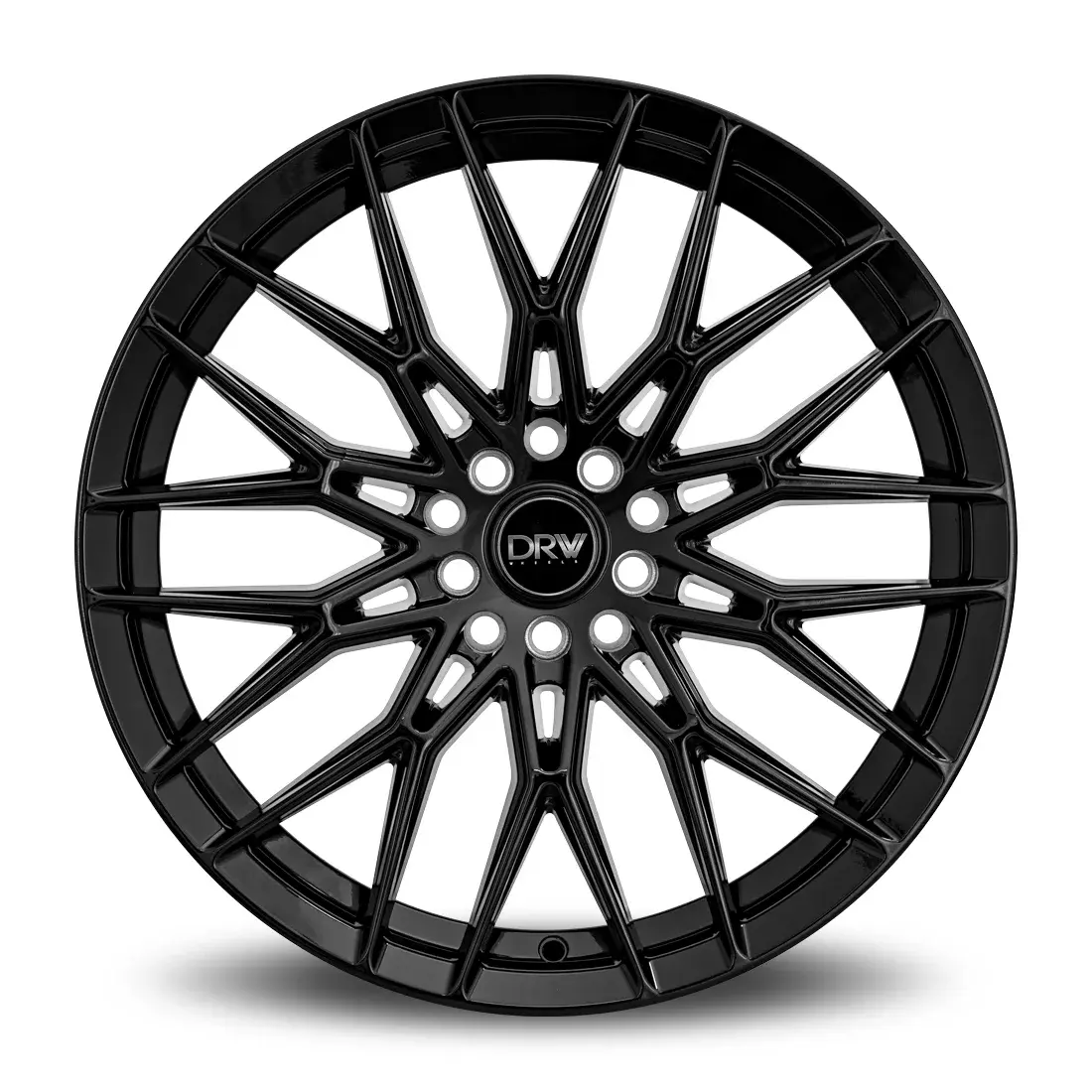 DRW D21 17X7.5 4X100 / 4X114.3 ET 38mm Gloss Black thumbnail 2
