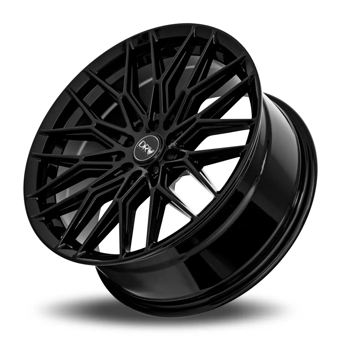 DRW D21 17X7.5 4X100 / 4X114.3 ET 38mm Gloss Black thumbnail 3