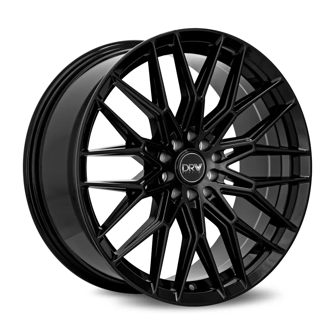 DRW D21 17X7.5 5X100 / 5X114.3 ET 38mm Gloss Black
