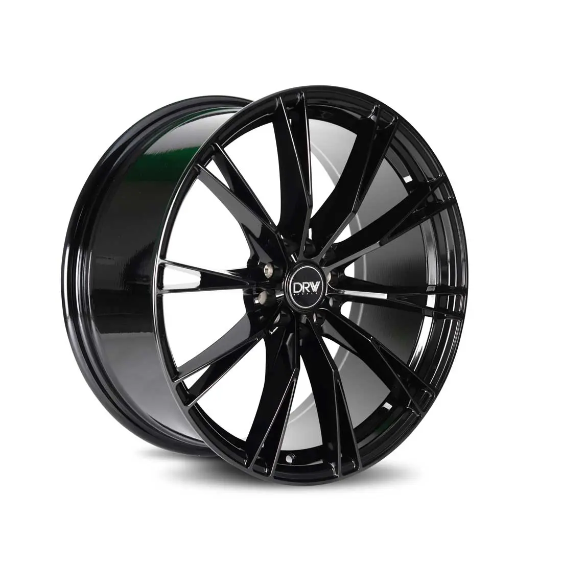 DRW D23 17X7.5 5X110 / 5X114.3 ET 38mm Gloss Black