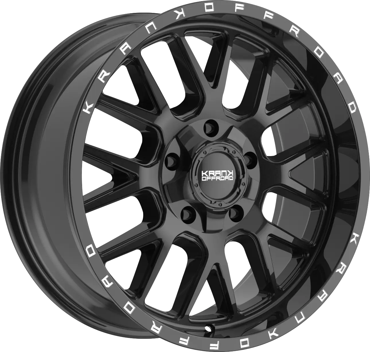 KranK Slick 17X9 6X135 / 6X139.7 ET 18mm Satin Black