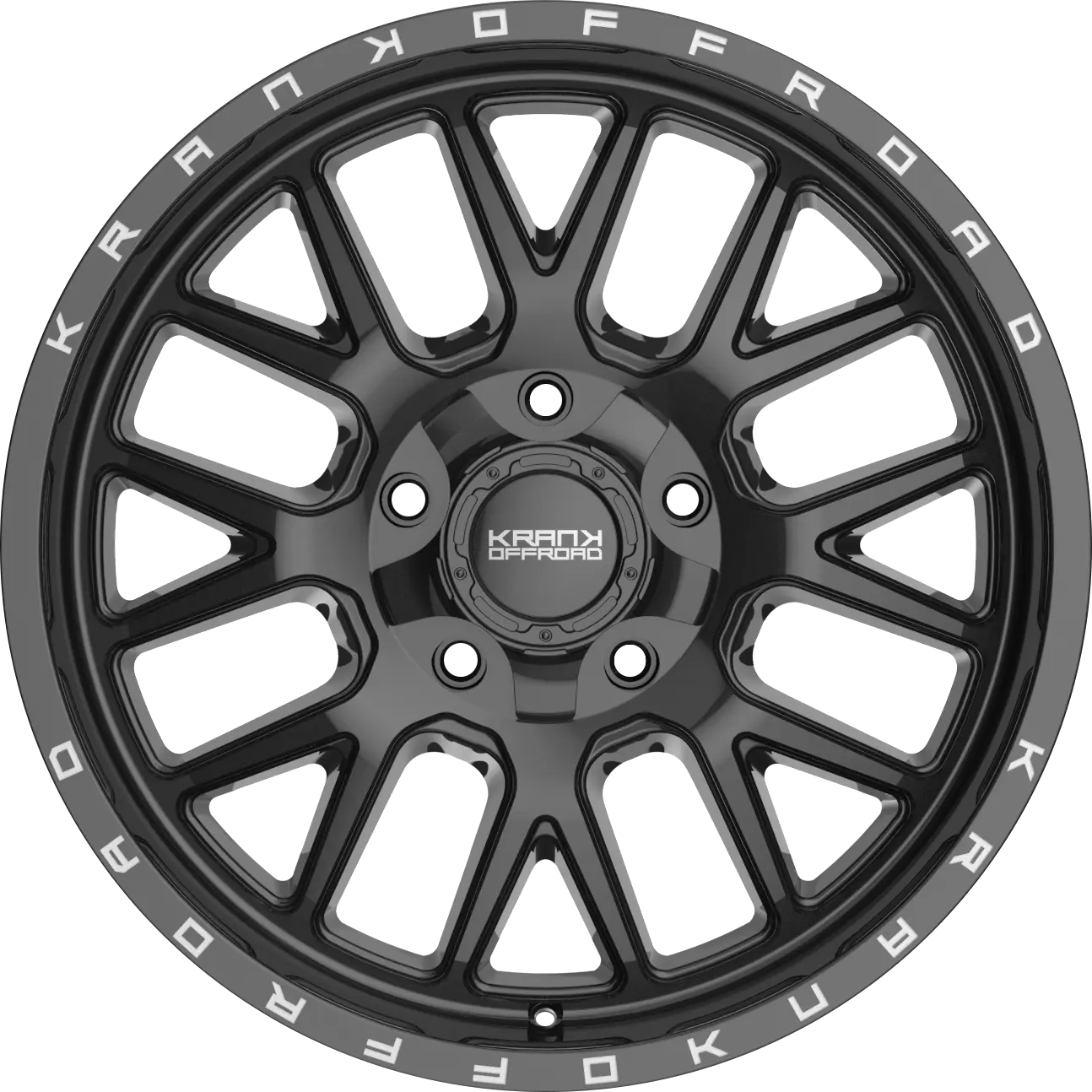 KranK Slick 17X9 6X135 / 6X139.7 ET 18mm Satin Black thumbnail 2