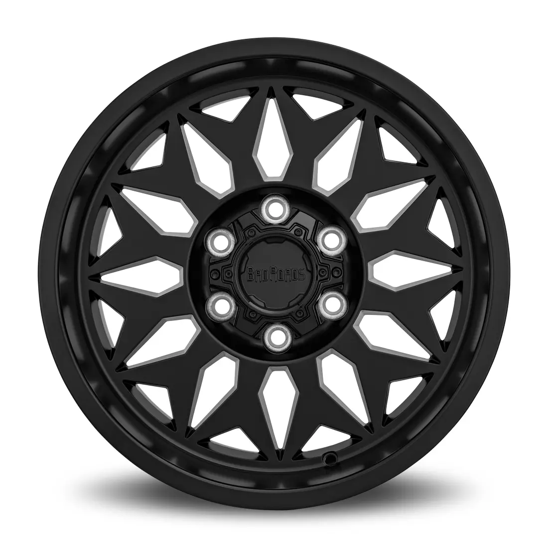 Badroads BR11 17X9 6X139.7 0mm Matte Black miniature 2