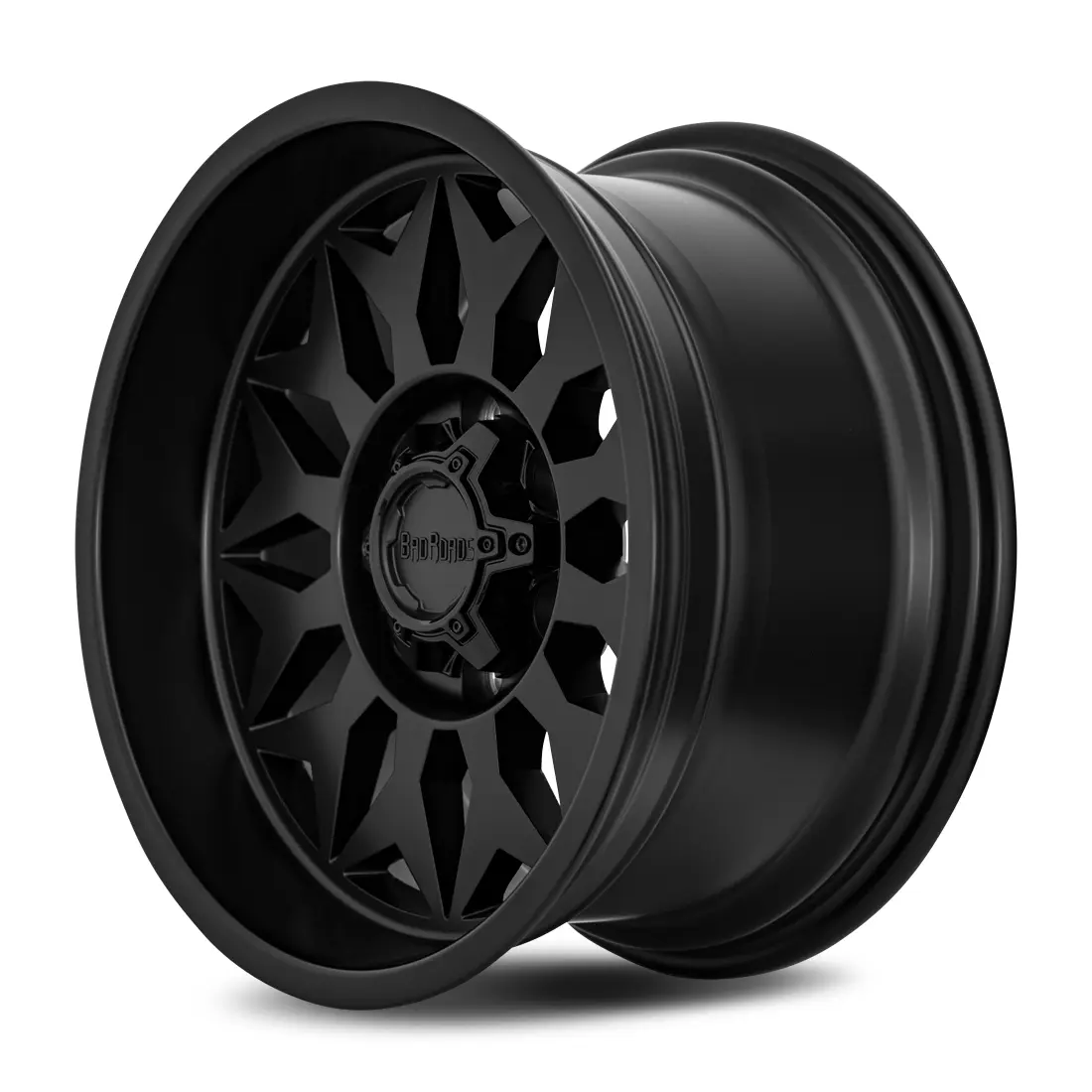 Badroads BR11 17X9 6X139.7 0mm Matte Black miniature 3