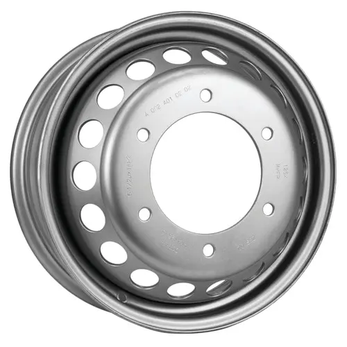 DTD Steel Wheel Dually 16X5.5 6X205 ET 117mm Silver - image principale du produit