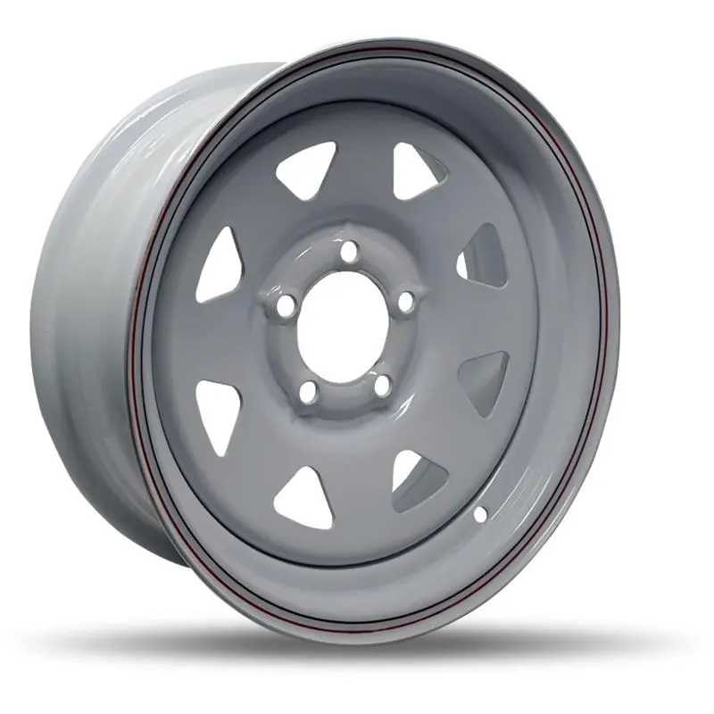 DTD Wheels Steel Wheel Trailer 14X6 5X114.3 ET 0mm White