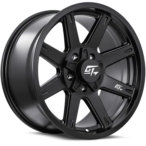 GT Offroad Invasion 18X9 5X127 / 5X139.7 ET 12mm Satin Black Dual
