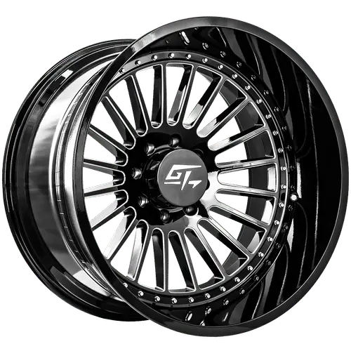 GT Offroad Strike 20X9 8X165.1 ET 5.5mm Gloss Black Milled