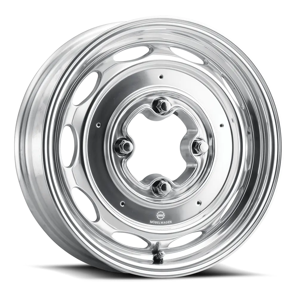 Mobelwagen 430P Interceptor 15X4.5 4X130 ET 25mm Polished
