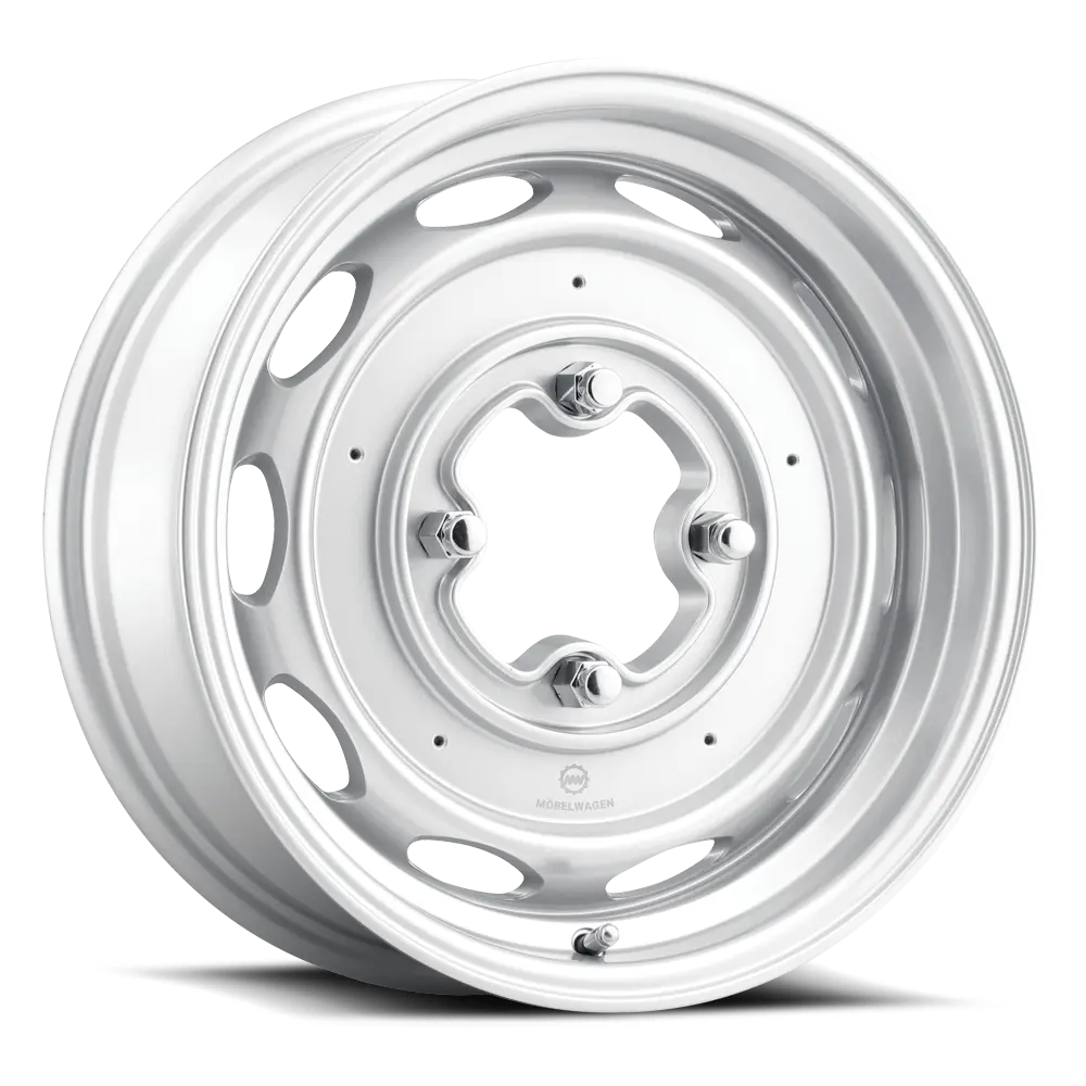 Mobelwagen 430S Interceptor 15X4.5 4X130 ET 25mm Satin Silver