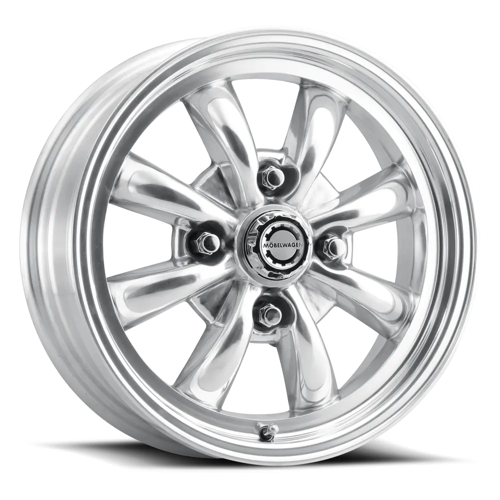 Mobelwagen 731P Blitz 15X5.5 4X130 ET 20mm Polished