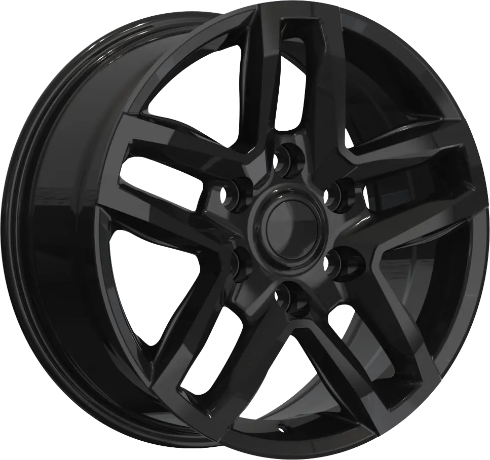 YKW Steel JA1 18X8 6X120 ET 35mm Gloss Black