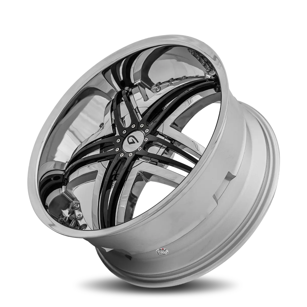DIABLO WHEELS Blitz 24X10 6X135 / 6X139.7 ET 35mm Chrome thumbnail 3