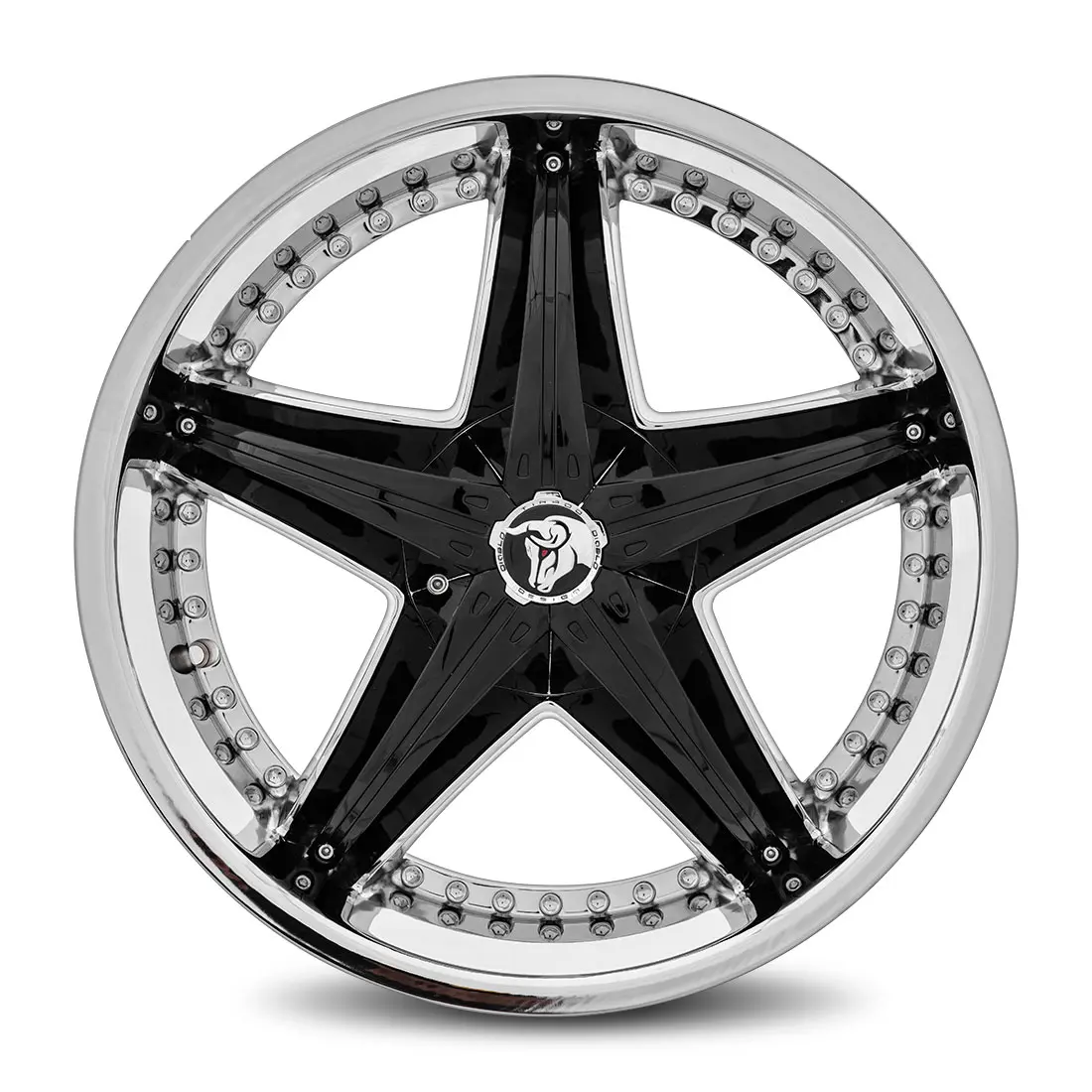 DIABLO WHEELS Reflection X 20X8.5 5X114.3 / 5X120 ET 35mm Chrome miniature 2