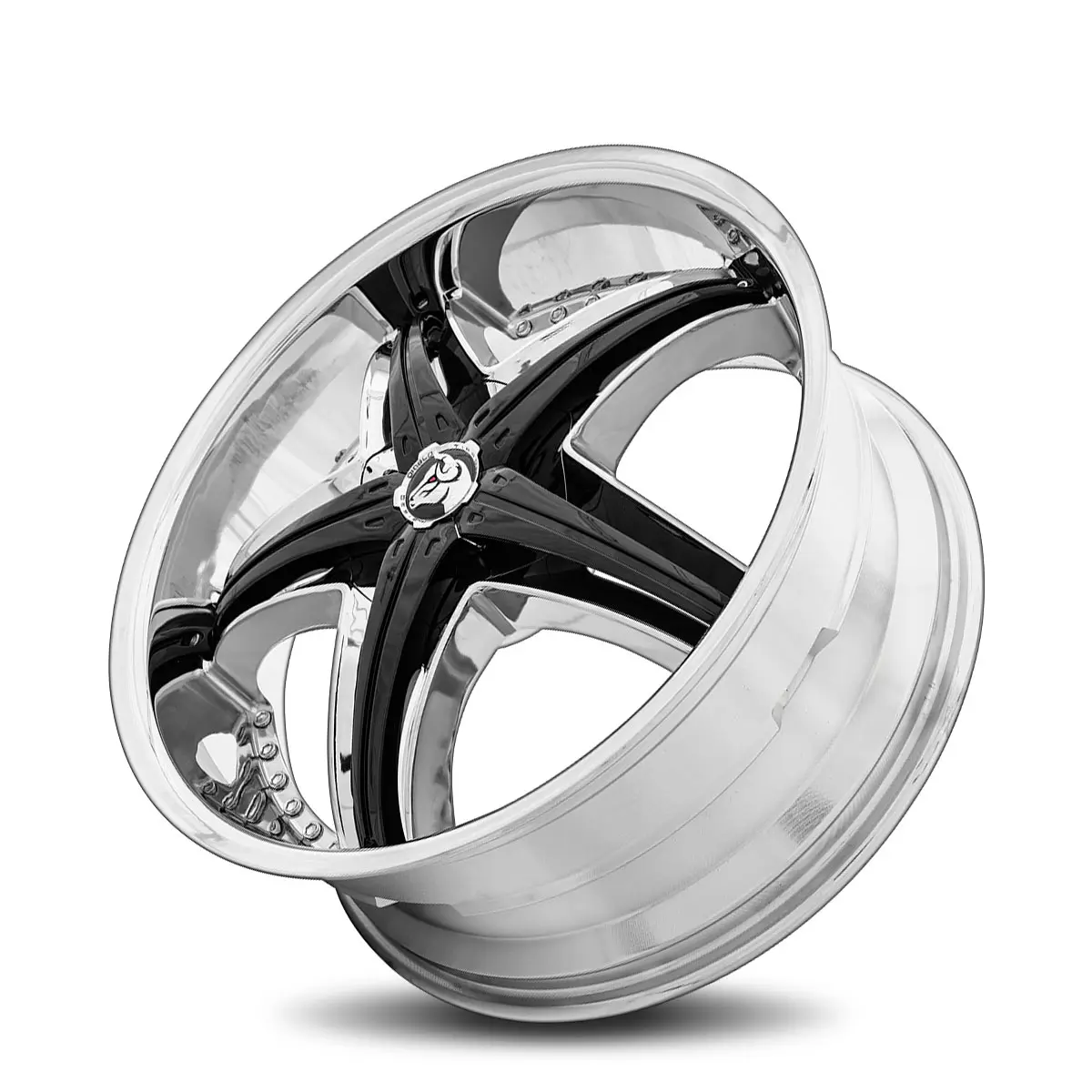 DIABLO WHEELS Reflection X 20X8.5 5X114.3 / 5X120 ET 35mm Chrome miniature 3